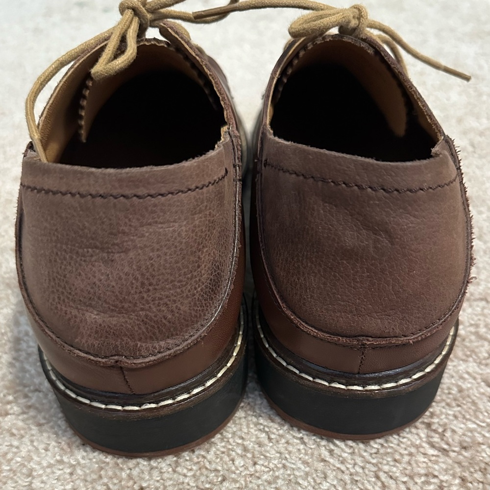 OluKai Walino Men’s Brown Leather Oxford Lace Up Shoes US 10.5 - Picture 6 of 10